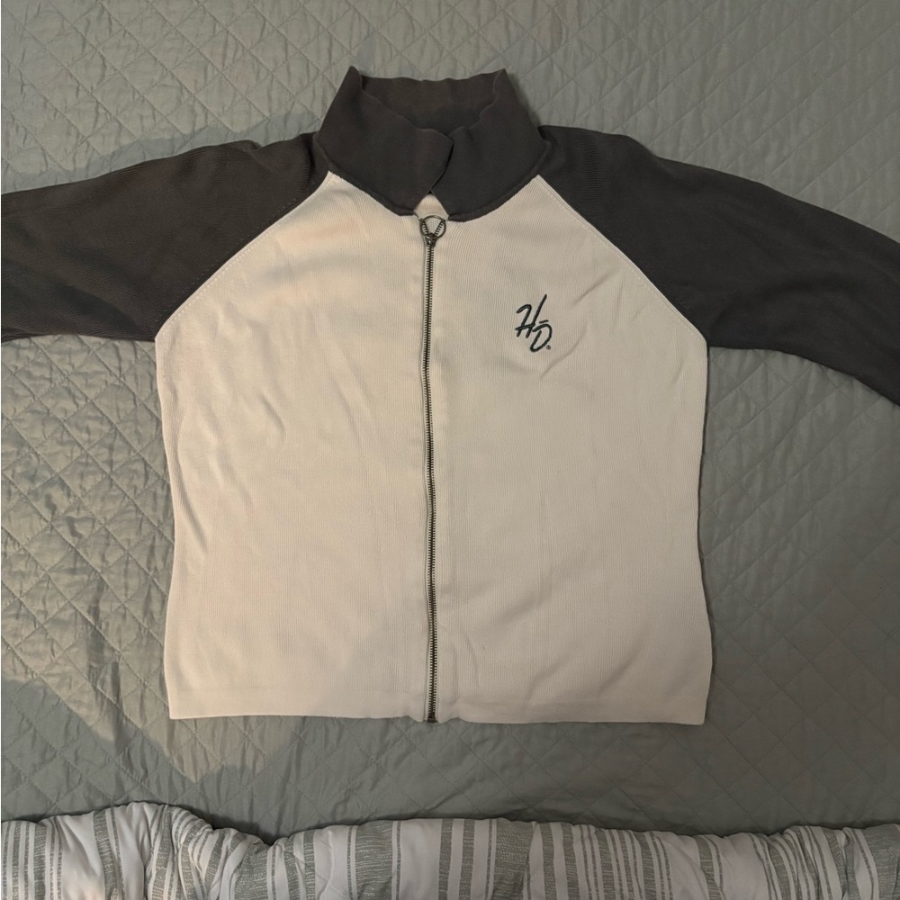 Harley-Davidson Gray and Cream Jacket